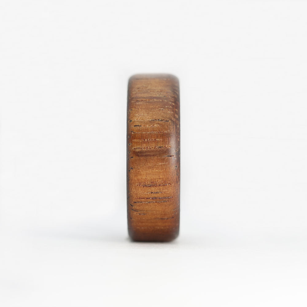 Koa Wood Ring with Carbon Fiber Interior | Element Ring Co. 9 / 6mm