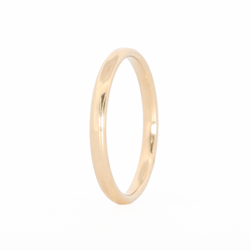yellow gold stackable ring
