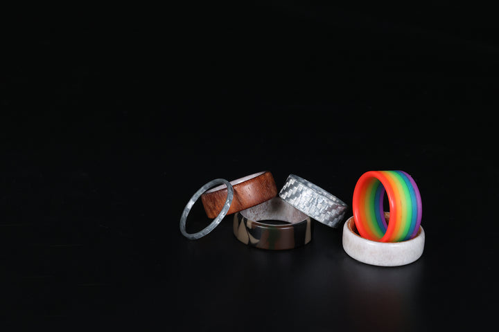 Non-conductive wedding ring