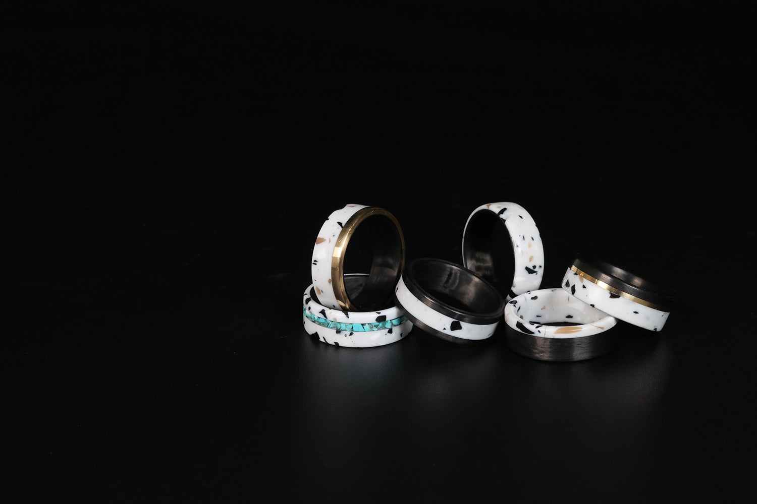 Terrazzo Rings