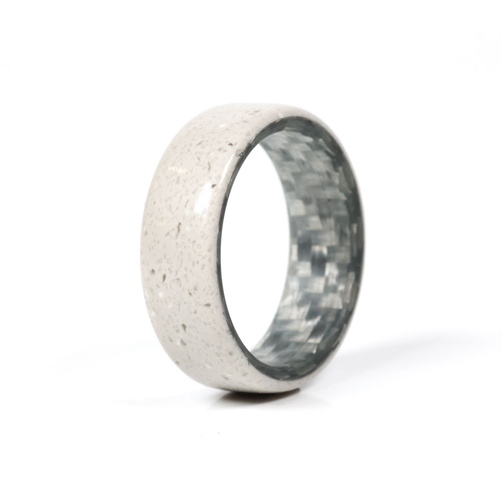 Non Conductive Wedding Ring made from Fiber Glass | Element Ring Co.