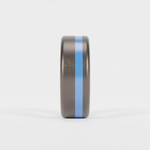 Brushed Tantalum Thin Blue Line Ring Front View