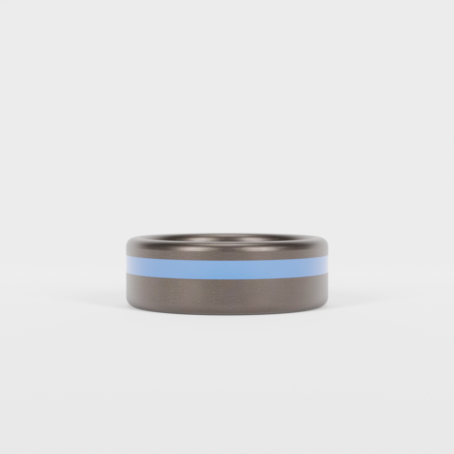 Silicone thin 2025 blue line rings