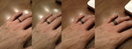 Carbon Ring Set Worn On A Table