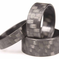 Carbon Fiber Ultralight Rings In A Group