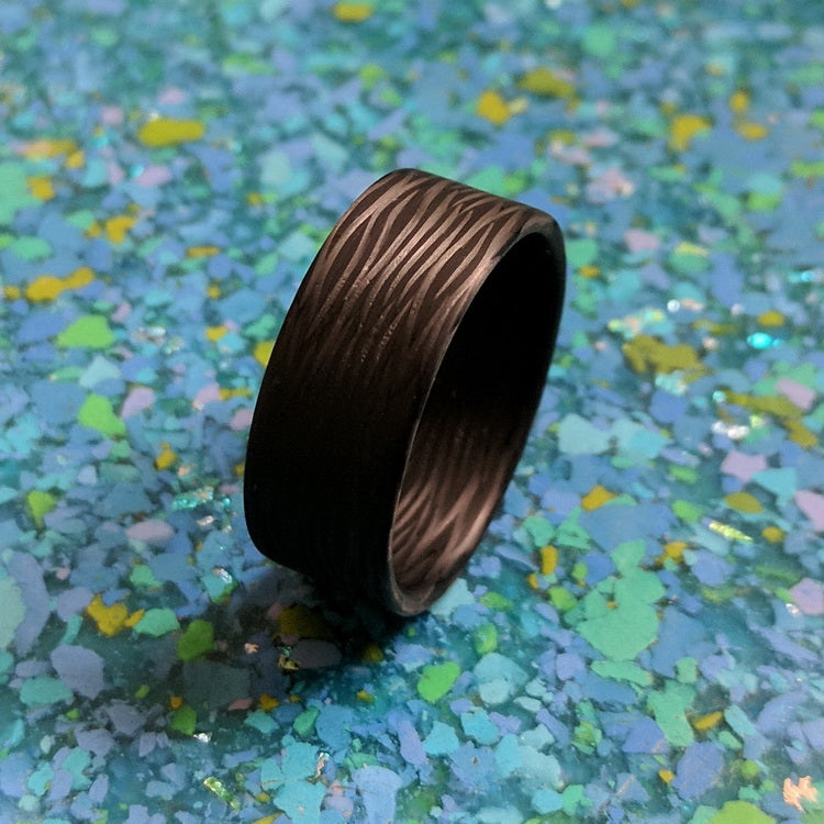 Breakaway Ring made from Wave Carbon Fiber – Element Ring Co