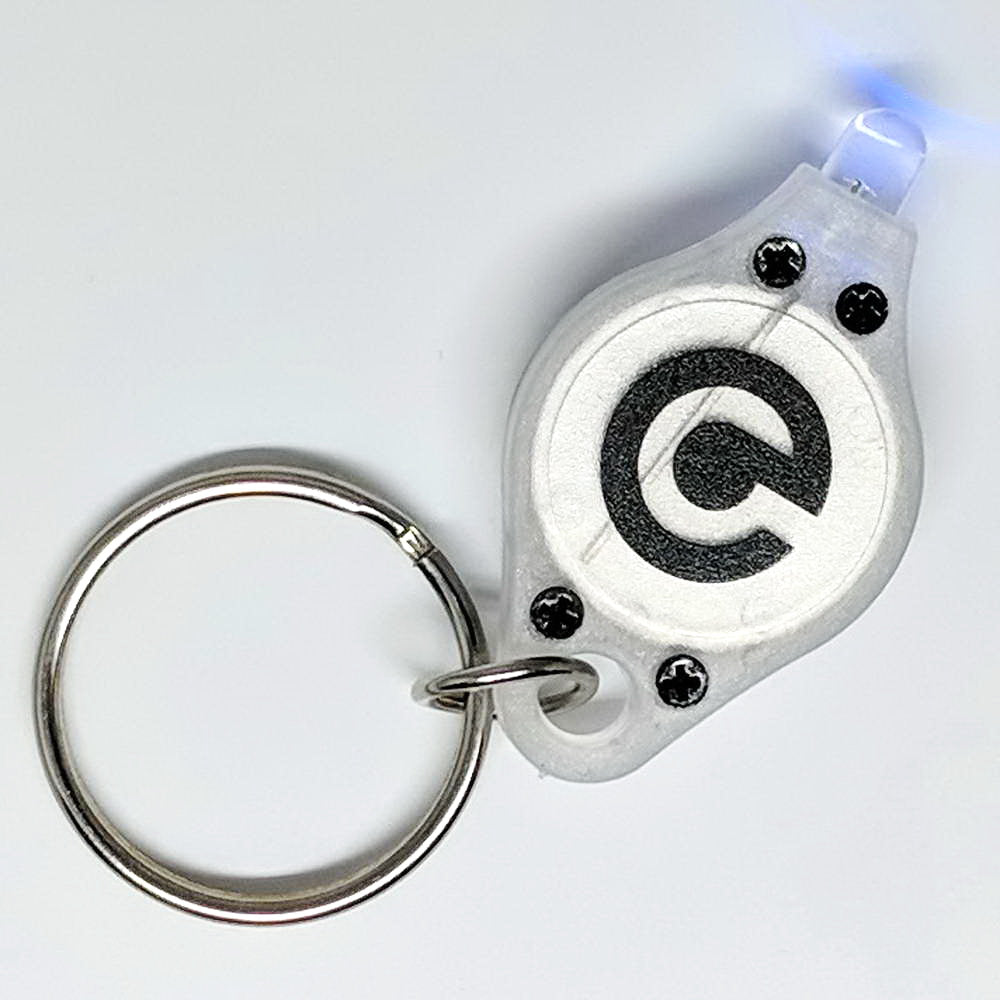 A micro uv key chain light