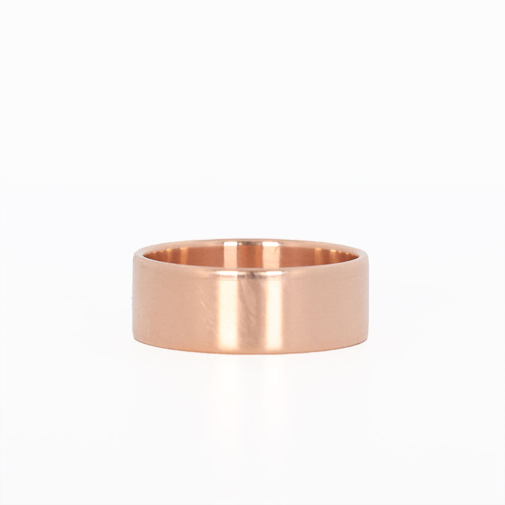 Men's Rose Gold Wedding Ring