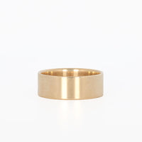 Men's Gold Wedding Ring Laying Flat