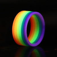 Glow Rainbow Ring Glowing