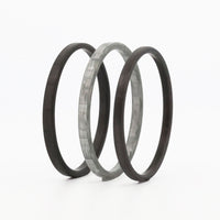 Stackable Rings, Carbon Fiber Racer, Quicksilver, and Bullet Carbon