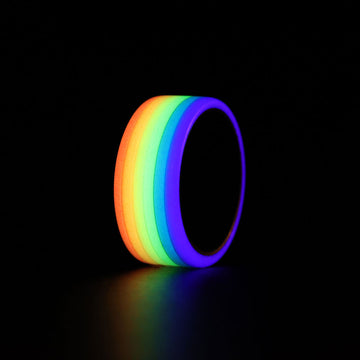 Orange Glow in the Dark Interior Carbon Fiber Men's Ring – Vansweden  Jewelers