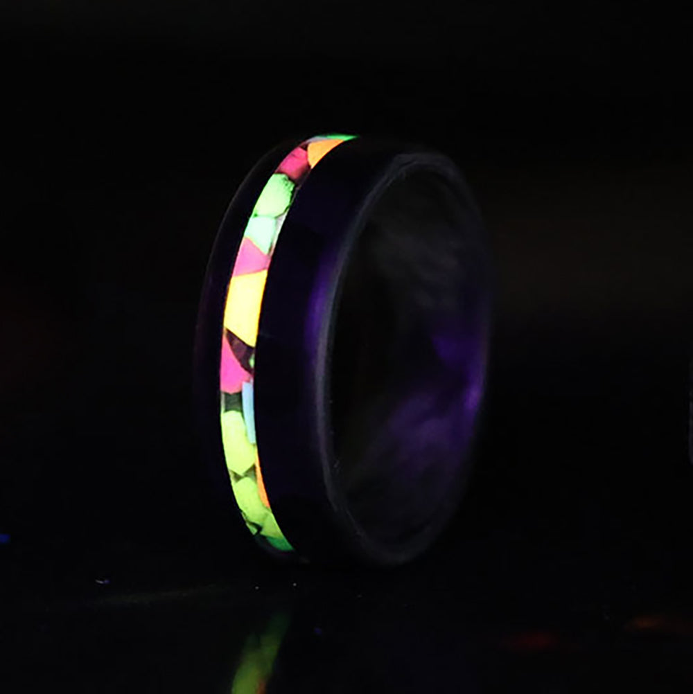 Glow Wedding Ring Glowing