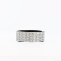 fiberglass ring with carbon fiber sleeve laying flat