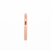 Rose Gold Stackable Ring Front View