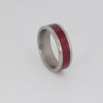 Red Carbon Fiber Ring with Titanium Turntable Video