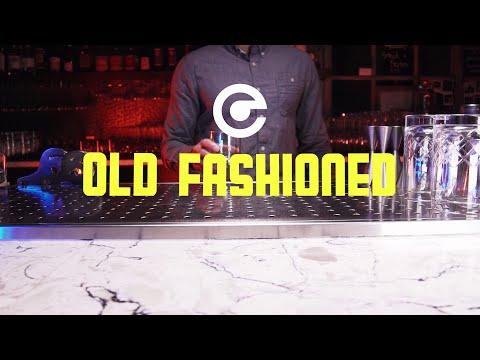 Men's whiskey barrel ring with carbon fiber old fashioned cocktail recipe video