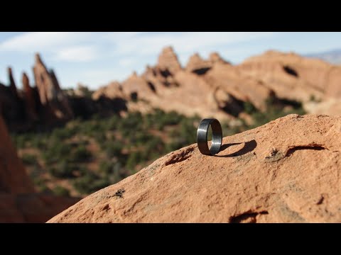 ultralight carbon fiber mens wedding band showcase video